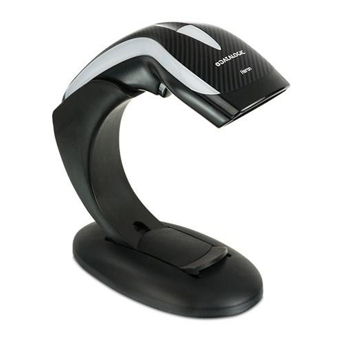 Heron HD3130 Kit, Black (Kit includes 1D Scanner, Autosense Flex Stand and USB Cable)