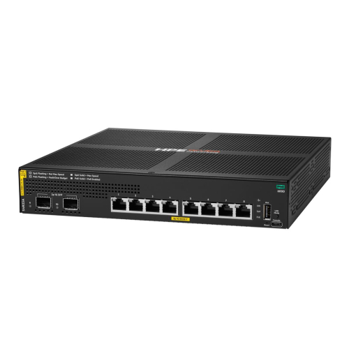 HPE Aruba Networking CX 6000 8p 10M/100M/1G Class4 PoE 2p SFP 1G 67W Switch Zarządzany L2 Gigabit Ethernet (10/100/1000