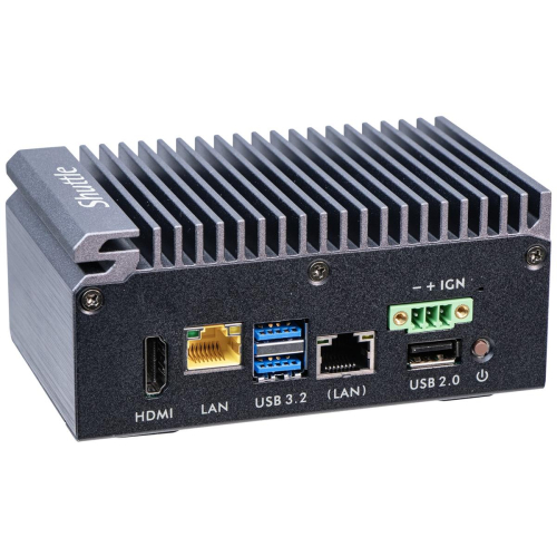 Shuttle Edge PC SPCEL03 Wielkość PC 0.46L Czarny x6413E Intel SoC BGA 1493 1,5 GHz-24380284