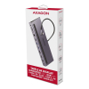 Axagon HMC-4KX3 stacja dokująca Przewodowa USB 3.2 Gen 1 (3.1 Gen 1) Type-C Szary-24488994