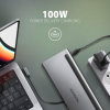 Axagon HMC-4KX3 stacja dokująca Przewodowa USB 3.2 Gen 1 (3.1 Gen 1) Type-C Szary-24488997