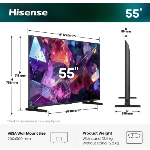 Hisense 55E7S PRO 139,7 cm (55
