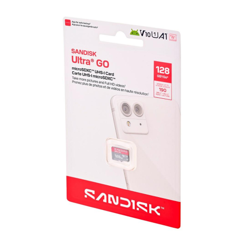 Sandisk Ultra Go microSD UHS-I 128GB MicroSD 190MB/s(R)-24447694