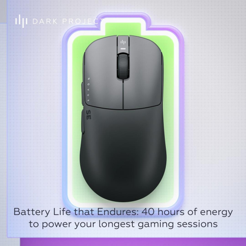 Dark Project Novus SE Wireless Gaming myszka Oburęczny RF Wireless + USB Type-C Optyczny 26000 DPI-24448945
