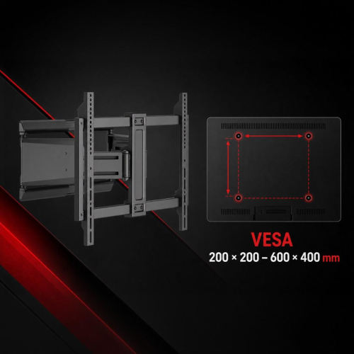 MACLEAN UCHWYT / WIESZAK DO TELEWIZORA, MAX. VESA 600X400, 37-90