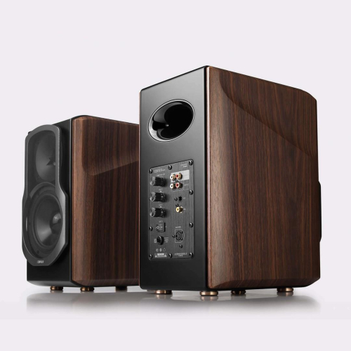 Edifier S2000 MKIII Głośniki podstawkowe Bluetooth (para) - czarny/brązowy-24484209