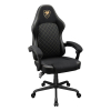 COUGAR CGR-FXF-GLB Uniwersalny fotel dla gracza Obite siedzisko Czarny, Złoto-24546509