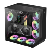 GameMax NEX C56 VC BK zabezpieczenia & uchwyty komputerów Midi Tower Czarny