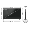 Sharp 43HL4265E Telewizor 109,2 cm (43