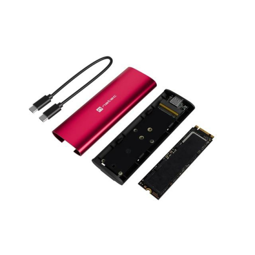 Obudowa SSD zewnętrzna RHINO M.2 NVME USB-C 3.2 ruby red-24528832