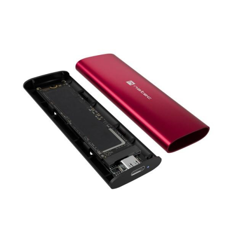 Obudowa SSD zewnętrzna RHINO M.2 NVME USB-C 3.2 ruby red-24528837