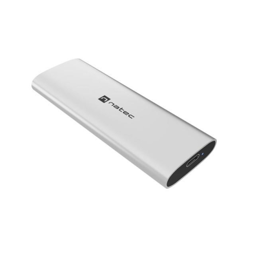 Obudowa SSD zewnętrzna RHINO M.2 NVME USB-C 3.2 arctic silver