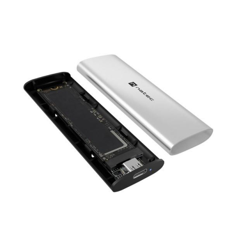 Obudowa SSD zewnętrzna RHINO M.2 NVME USB-C 3.2 arctic silver-24528859