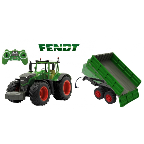 Zestaw traktor Fendt 1050 RC 1:16 ze zdalnie sterowaną przyczepą Jamara-24529103