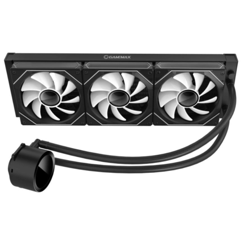 GameMax ICEBURG 360 DIGITAL BK system chłodzenia komputerów Procesor Chłodnica cieczy all-in-one 12 cm Czarny 1 szt.-