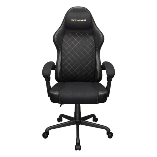 COUGAR CGR-FXF-GLB Uniwersalny fotel dla gracza Obite siedzisko Czarny, Złoto