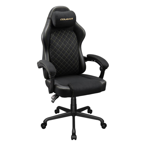 COUGAR CGR-FXF-GLB Uniwersalny fotel dla gracza Obite siedzisko Czarny, Złoto-24546503