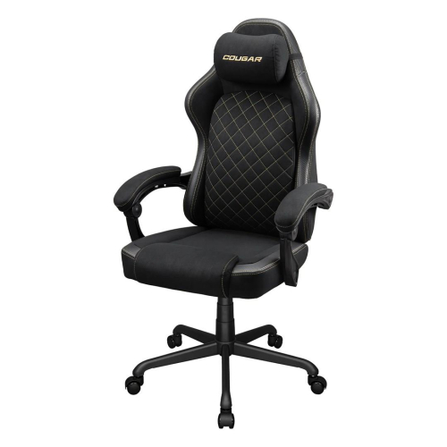 COUGAR CGR-FXF-GLB Uniwersalny fotel dla gracza Obite siedzisko Czarny, Złoto-24546504
