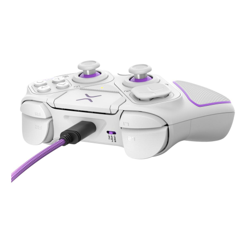 PDP 052-002-WH kontroler gier Fioletowy, Biały RF/USB Gamepad Analogowa/Cyfrowa PC, PlayStation 4, PlayStation 5-245467