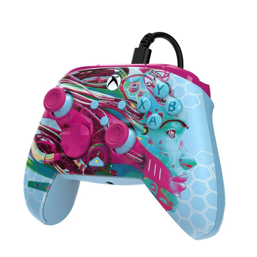 PDP REMATCH GLOW Advanced Wielobarwny USB Gamepad Analogowa/Cyfrowa PC, Xbox One, Xbox Series S, Xbox Series X-24546831