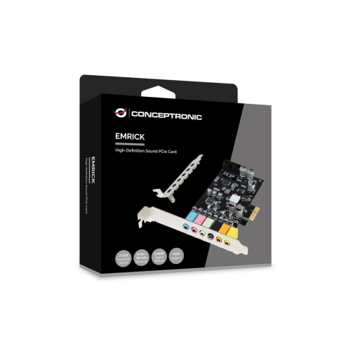 Conceptronic EMRICK15B karta dźwiękowa Wewnętrzny 7.1 kan. PCI-E x1-24552741