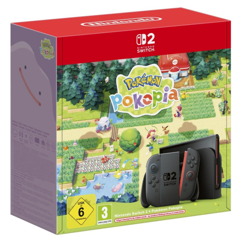 Nintendo Switch 2 & Pokemon Pokopia przenośna konsola do gier 20,1 cm (7.9") 256 GB Ekran dotykowy Wi-Fi Czarny