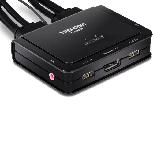 Trendnet TK-220DPI przełącznik KVM Czarny-24553138