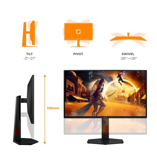 AOC G4 25G4ZR monitor komputerowy 62,2 cm (24.5
