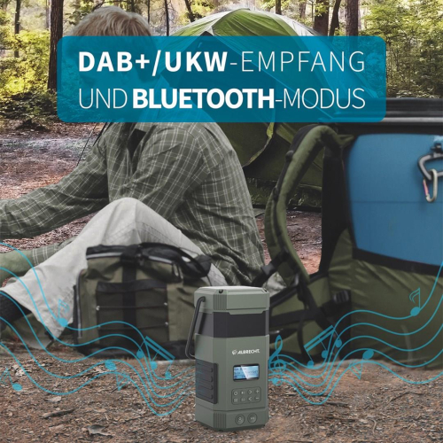 Albrecht DR 114 DAB Latarnia kampingowa zasilana baterią Port USB-24563212