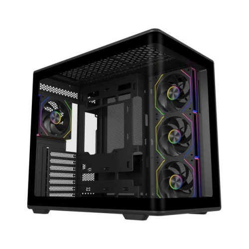 Cooler Master Elite 600 Tower Czarny, Przezroczysty