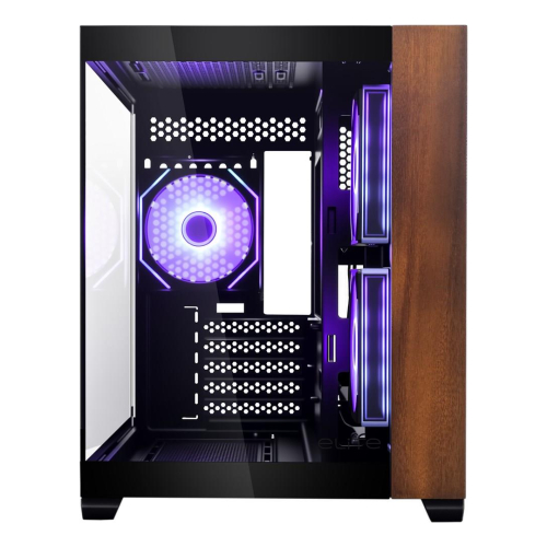 Cooler Master Elite 481 Wood Mini Tower Czarny-24563450