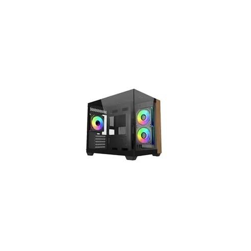 Cooler Master Elite 481 Wood Mini Tower Czarny