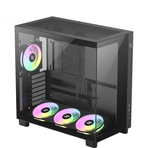 GameMax NEX C53 BK zabezpieczenia & uchwyty komputerów Czarny-24563489