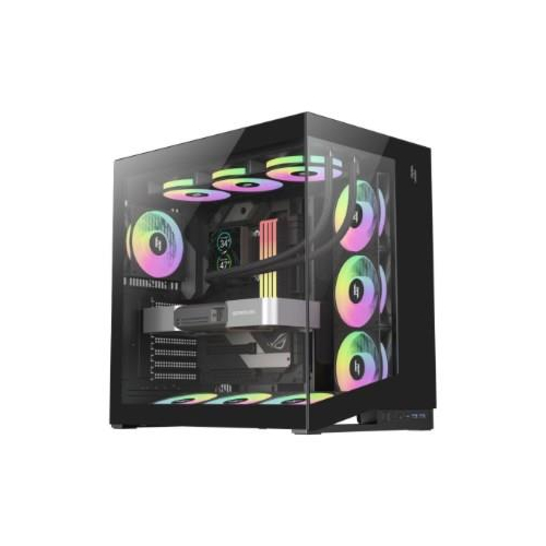 GameMax NEX C56 BK zabezpieczenia & uchwyty komputerów Midi Tower Czarny