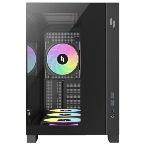 GameMax NEX C33 BK zabezpieczenia & uchwyty komputerów Czarny-24563695
