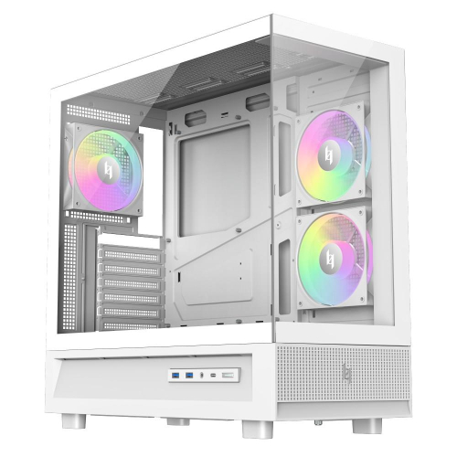 GameMax NEX C51 WH zabezpieczenia & uchwyty komputerów Biały-24563726