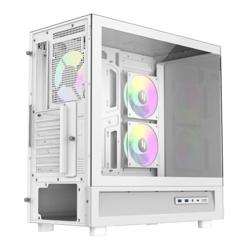 GameMax NEX C51 WH zabezpieczenia & uchwyty komputerów Biały-24563737