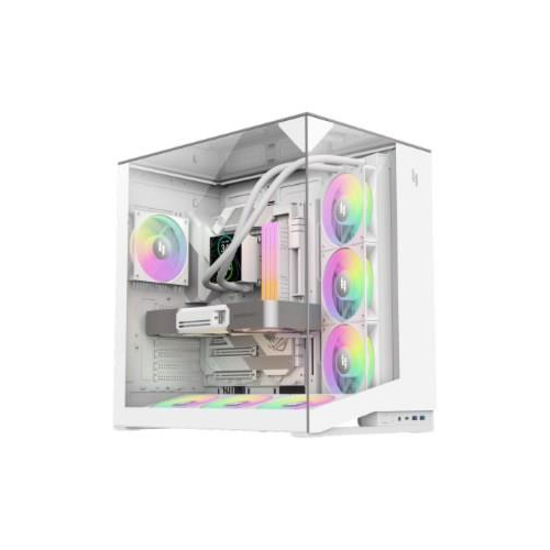 GameMax NEX C56 VC WH zabezpieczenia & uchwyty komputerów Midi Tower Biały