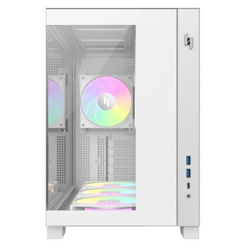 GameMax NEX C33 WH zabezpieczenia & uchwyty komputerów Biały-24563898