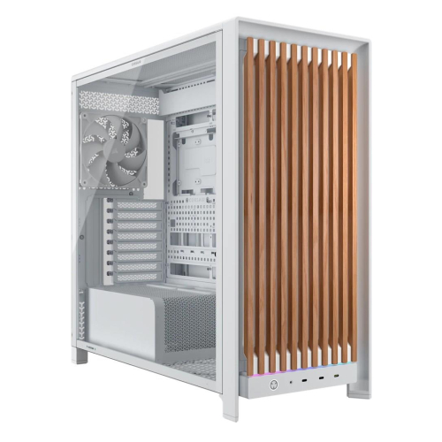 Corsair FRAME 5000D WOOD RS Midi Tower Orzech włoski, Biały