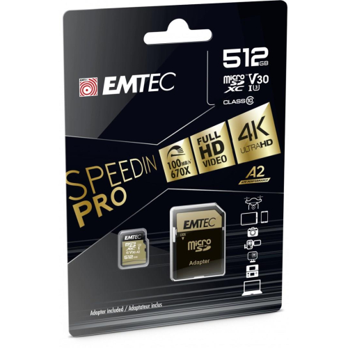 Emtec ECMSDM512GXC10SP pamięć flash 512 GB MicroSDXC UHS-I Klasa 10-24566742