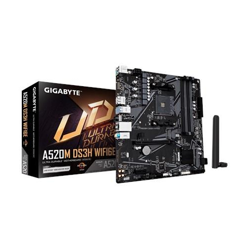 Gigabyte A520M DS3H WiFi6E (A520,AM4,mATX,DDR4)