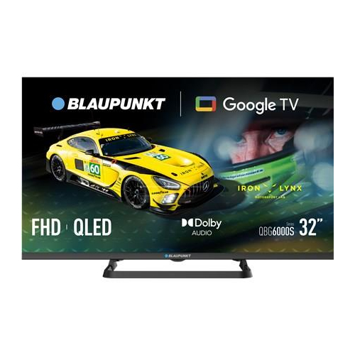 Blaupunkt QLED TV | 32QBG6000S | 32 | Smart TV | Google TV | Black
