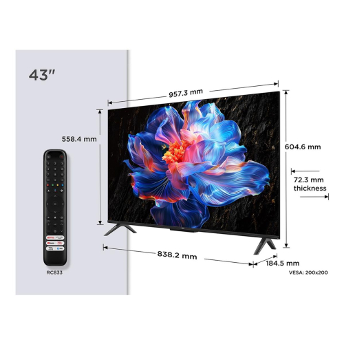 Telewizor 43" TCL 43P6K