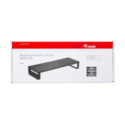 Equip 650881 uchwyt / stojak do monitorów Biurko Czarny-24582782