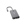 Adapter Verbatim CMH-14 USB Type-C 5000 Mbit/s Srebrny-24602405