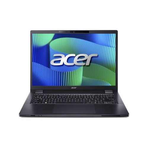 Acer | TravelMate TMP414-53-G2-TCO-585Q | Slate blue | 14 " | WUXGA | 1920 x 1200 pixels | Intel Core 5 | 120U | 16 GB | DDR5 | Solid-state drive capa