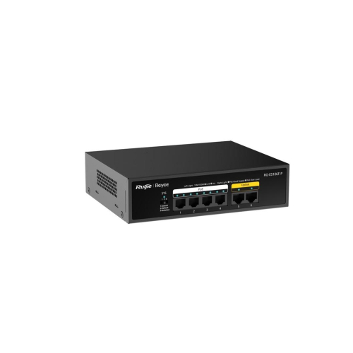 Switch PoE RG-ES106F-P 4-portowy Reyee-24663615