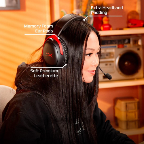 HyperX Cloud III Wireless – bezprzewodowy zestaw słuchawkowy do gier (czarny)-24679993