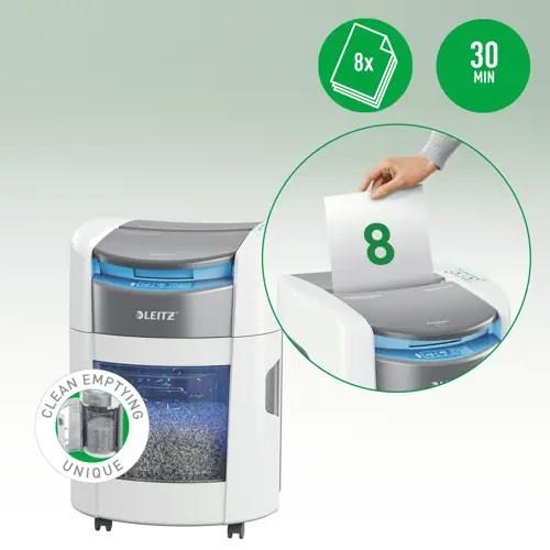 Niszczarka Leitz IQ Optimax AutoFeed 150, P4, 150 kartek, 15 l kosz-24712618